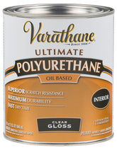 Varathane 242174H Polyurethane, Semi-Gloss, Liquid, Clear, 1 qt, Can
